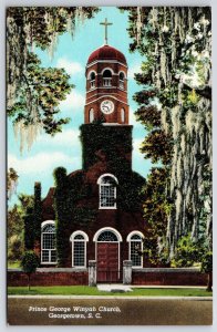 Prince George Winyah Church Georgetown South Carolina Religious Bldg. Postcard