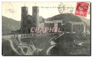 Old Postcard pilgrimage of Our Lady of La Salette