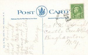 Vintage Postcard 1935 Limekiln Lake Central Adirondacks Mountains New York NY