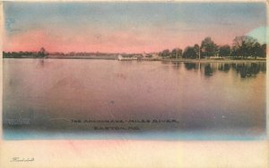 Easton Missouri Anchorage River Robson hand colored C-1910 Postcard 21-10067