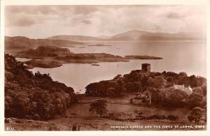 BR78805 dunollie castle and the firth of lorne oban   real photo scotland