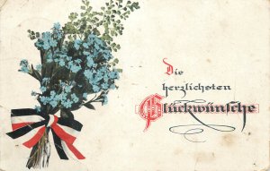 Germany Meinheim 1917 greetings postcard