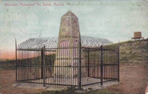 Mexico Boundary MonumenTia Juana 1910