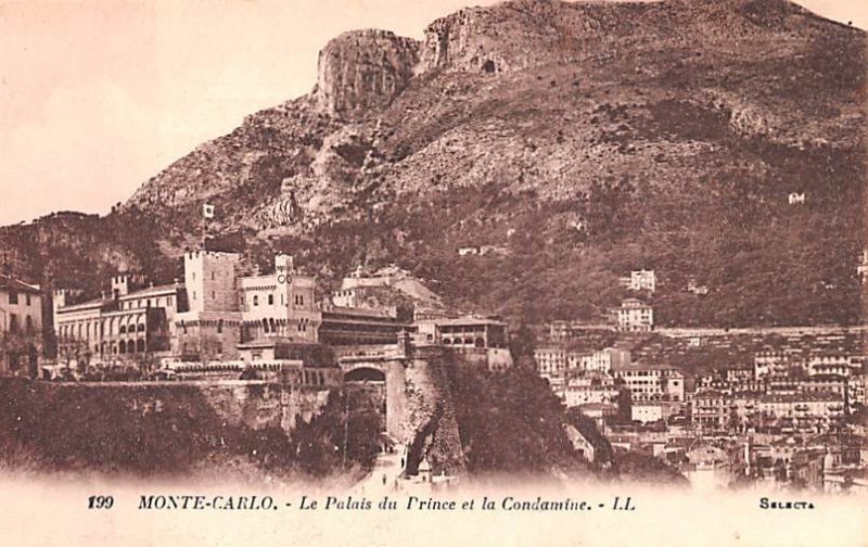 Le Palais du Prince et la Condamine Monte Carlo Unused 