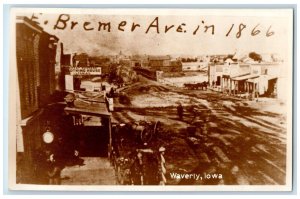 c1950 Bremer Avenue Clothing House Exterior Building Waverly Iowa Photo Postcard 