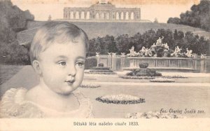 Vienna Austria Emperor Franz Joseph I in 1833 Baby Vintage Postcard AA110505
