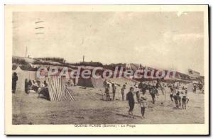 Old Postcard Quend Beach The Beach