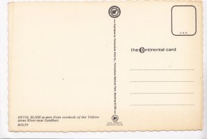 Devil Slide, seen from Yellowstone River, Wyoming, unused Postcard