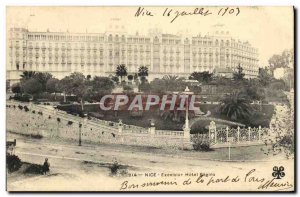 Postcard Old Nice Excelsior Hotel Begina