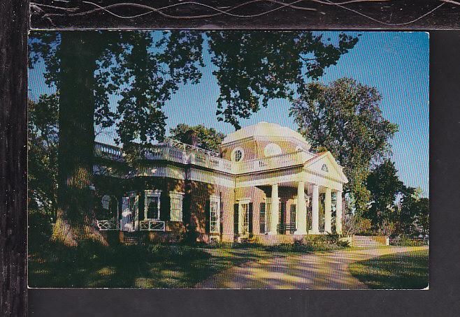 Monticello,Charlottesville,VA Postcard BIN 