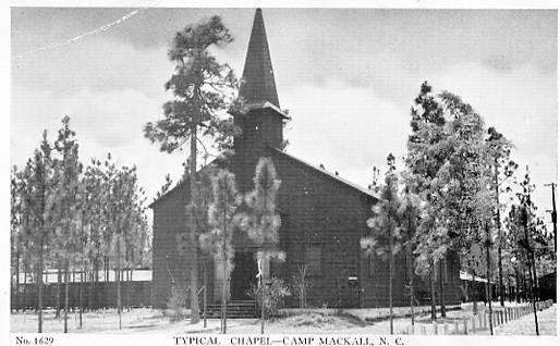 NC - Camp MacKall, Typical Chapel