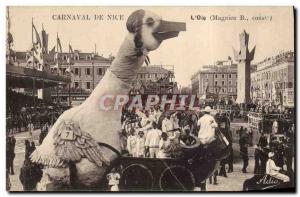 Old Postcard Nice Carnival L & # 39oie