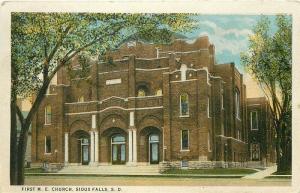 SD, Sioux Falls, South Dakota, First Methodist Episcopal Church, Tichnor 