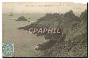 Old Postcard The Pointe du Raz coast of South Region Audiernel