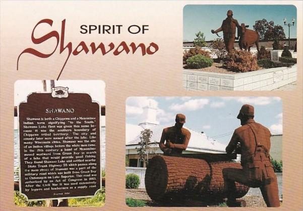 Wisconsin Shawano Downtown Spirit Of Shawano Park