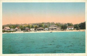 Maine Sebago Lake Thompson's Mouth River Chisholm P-8 Postcard 22-3263