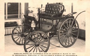 Vintage Postcard Gasoline Propelled Automobile Children's Museum Indianapolis IN