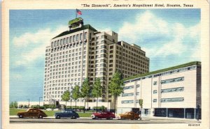 1949 The Shamrock Hotel Houston Texas Postcard