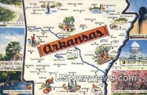 State Capitol - Little Rock, Arkansas AR Postcard