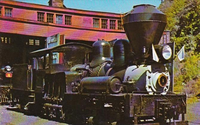 Railroad Museum Locomotive #1 At Steamtown USA Bellows Falls Vermont