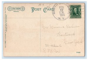 1908 A Dairy Farm Near Richfield Springs South Columbia New York NY Postcard