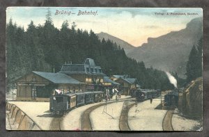 dc159 - SWITZERLAND Brünig Bahnhof 1910s Train Station