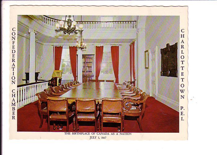 Confederation Chamber,   Charlottetown Prince Edward Island, Canada, Interior