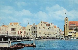 View of Waterfront and Pontoon Bridge Curacao, Netherlands Antilles Unused 