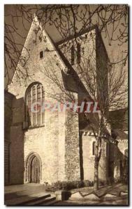 Old Postcard Solesmes L & # & # 39Entree of 39Eglise Abbey