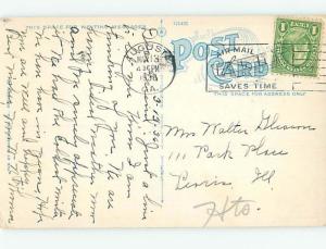 W-Border POST OFFICE SCENE Augusta Georgia GA hs1696