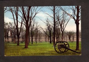 MA Cannons US Arsenal Guns Springfield Mass Massachusetts Postcard