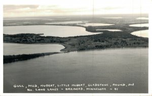 USA Gull Mid Hubert Little Hubert Gladstone Round Minnesota RPPC 04.59