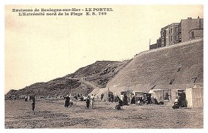 France Boulogne sur Mer,   L'Extremite nord de la Plage