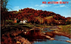 Autumn Colors Mid-Western Beauty Postcard PC156