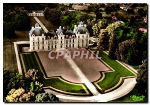 Old Postcard In Touraine Castle Loire Cheverny