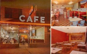 Postcard Utah Panguitch Bryce Canyon Cafe 1950s Intermountain Roberts 23-5321