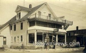 Real Photo, WL, Barney Co, Pharmacy, Rexall Store in Jackman Station, Maine