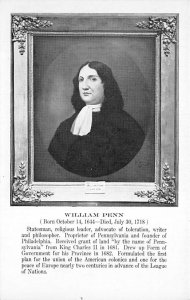 William Penn  Philadelphia, Pennsylvania PA