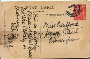 Genealogy Postcard - Radford or Bradford? - Union Street - Birmingham - Ref 162B