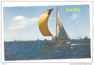 Sailboats, Full Sail, 1940-1960s