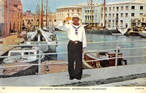 Harbour Policeman Bridgetown Barbados West Indies Unused 