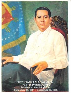 Diosdado Macapagal Fifth President of the Republic of the Philippines Non Pos...