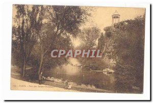 Paris (19th) Old Postcard Parc des Buttes Chaumont