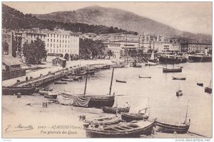 Boats, Vue Generale Des Quais, AJACCIO (Corse Du Sud), France, 1900-1910s
