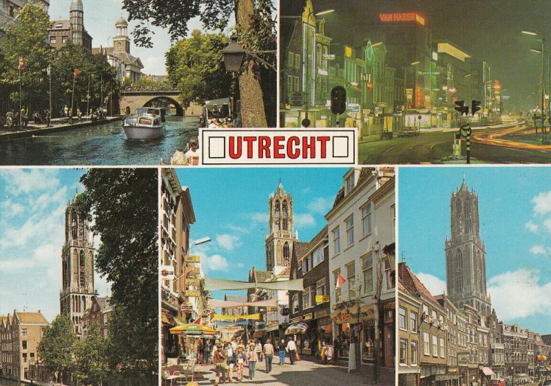 Netherlands Utrecht multi views postcard