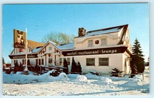 PETOSKEY, Michigan MI ~ Roadside MR. JONS Motel Restaurant 1970 Postcard