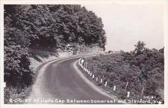 Kentucky U S Highway 27 At Halls Gap Between Somerset &  Stanford Real...