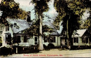 Maine Farmington Home Of Jacob Abbott 1915