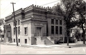 Real Photo Postcard Baptist Church in Holdrege, Nebraska~137031