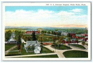 c1930's US Veterans Hospital Walla Walla Washington Vintage Postcard